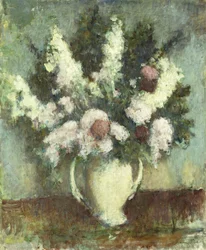 Nature morte avec des lilas