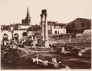 Théâtre Romain à Arles, vers 1855 (photo) 1855 (photo)