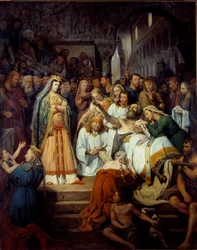 La mort de Saint Prétextat, évêque de Rouen