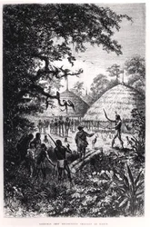 Chef Yagouman Rougouyenne chassant le diable, illustration de 