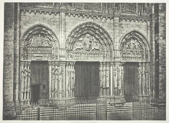 Portail principal, cathédrale de Chartres