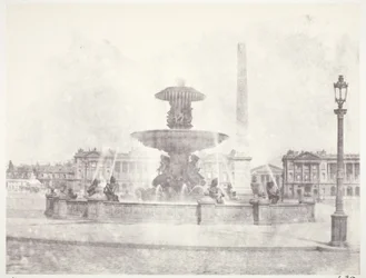 Fontaine, place de la Concorde, Paris