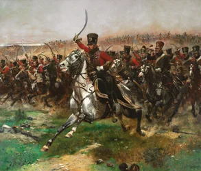 Charge du 4e hussards à la bataille de Friedland, 14 juin 1807