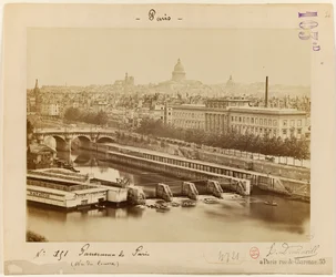 Vue du Louvre, Paris, vers 1865-1900 (photo)