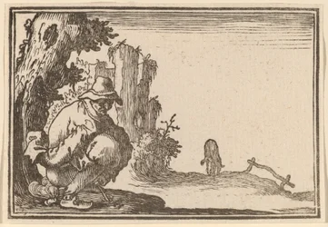 Paysanne déféquant
