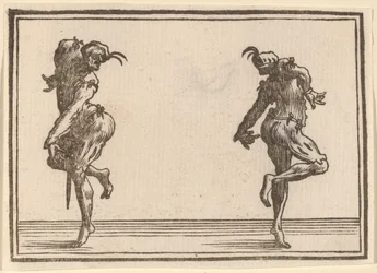 Deux pantalons dansant
