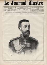 Portrait du Grand-Duc Constantin Nikolaïevitch de Russie (Grand-Duc Constantin Nikolaïevitch de Russie ou Konstantin Nikolaïevitch Romanov)