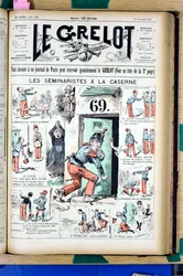 Couverture de "Le Grelot", numéro 1025, Satirique en Couleurs
