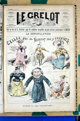 Couverture de "Le Grelot", numéro 1342, Satirique en Couleurs
