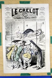 Couverture de "Le Grelot", numéro 360, Satirique en couleurs