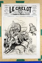 Couverture de "Le Grelot", numéro 439, Satirique en Couleurs