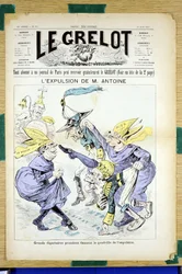 Couverture de "Le Grelot", numéro 835, Satirique en couleurs
