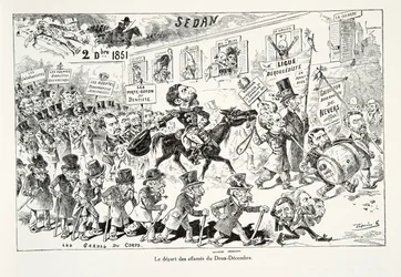 Le Départ des Affamés du Deux-Décembre, de Histoire de la Troisième République, Vol. I, l