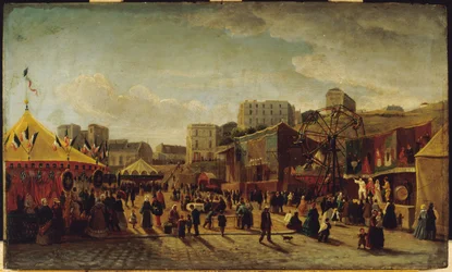 Fête foraine, Place Saint-Pierre, Montmartre
