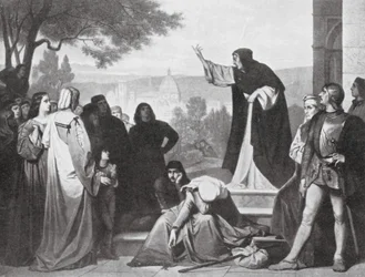 Savonarole prêchant
