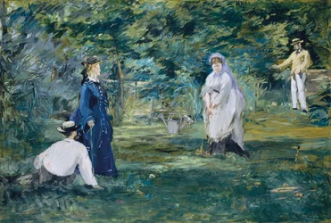 Une partie de croquet