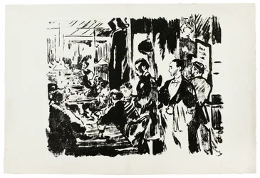 Au Café (planche non publiée)