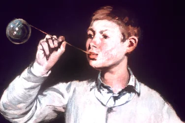 Garçon soufflant des bulles, (détail), 1867