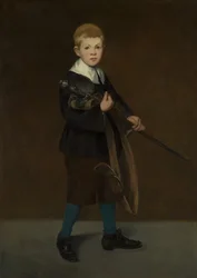Garçon avec une épée, 1861.