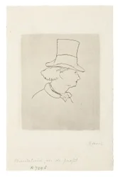 Charles Baudelaire, de profil II