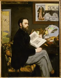 Emile Zola (huile sur toile)
