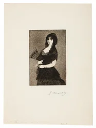 Fleur exotique (Femme en mantille)