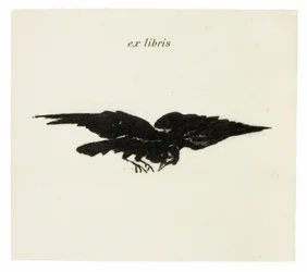 Ex libris, du Corbeau (Le Corbeau)