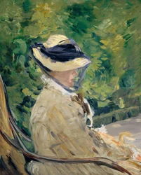 Madame Manet Suzanne Leenhoff, 1830-1906 à Bellevue, 1880