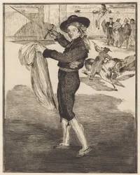Mlle. Victorine en costume d