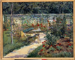 Mon jardin, le banc