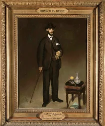 Portrait en pied de Théodore Duret (1838-1927)