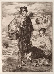 Les Gitans (eau-forte)