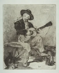 Le Chanteur espagnol Le Guitarrero