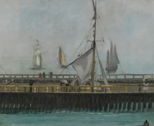 The jetty of Boulogne-sur-Mer