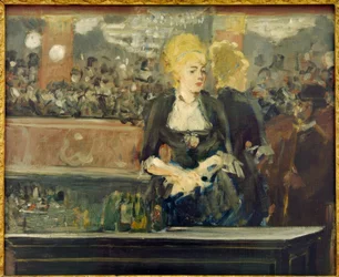 Étude pour le bar aux Folies-Bergère