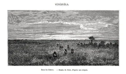 Los Llanos, Venezuela, 19e siècle