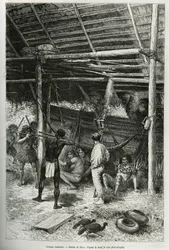 Attaque matinale de la hutte de l