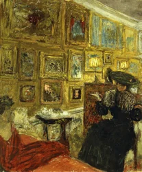 La visite chez les Hesel, vers 1908