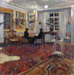 Causerie chez les Fontaines: Monsieur et Madame Arthur Fontaine, 1904