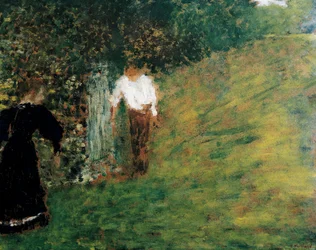 Homme et femme près d