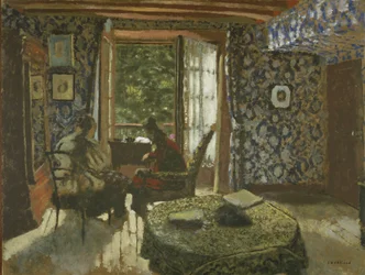 Intérieur, vers 1900-1901