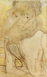 Jeune femme à la violette