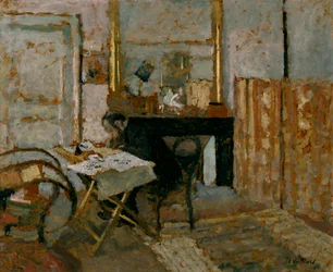 K.X. Roussel Reading, vers 1904 (huile sur carton)