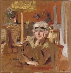 Lucy Hessel avec un ruban de velours noir, v. 1921-25