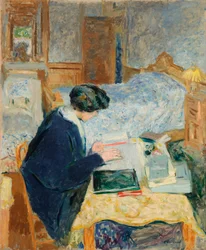 Lucy Hessel lisant - Peinture de Edouard Vuillard (1868-1940)