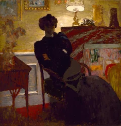 Madame Hessel à la maison, vers 1908