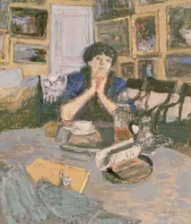 Madame Hessel avec un châle, 1911