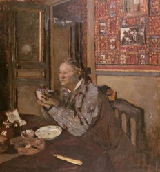 Madame Vuillard avec un bol, 1898