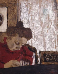 Marie Vuillard écrivant