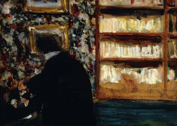 Monsieur Natanson dans la bibliothèque